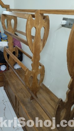 Alna Shegun wood (সেগুন কাঠের আলনা)